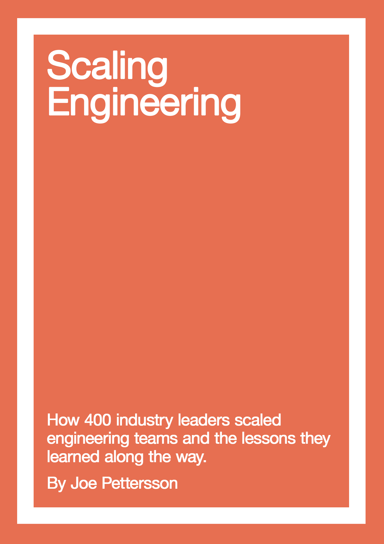 Scaling Engineering Cover