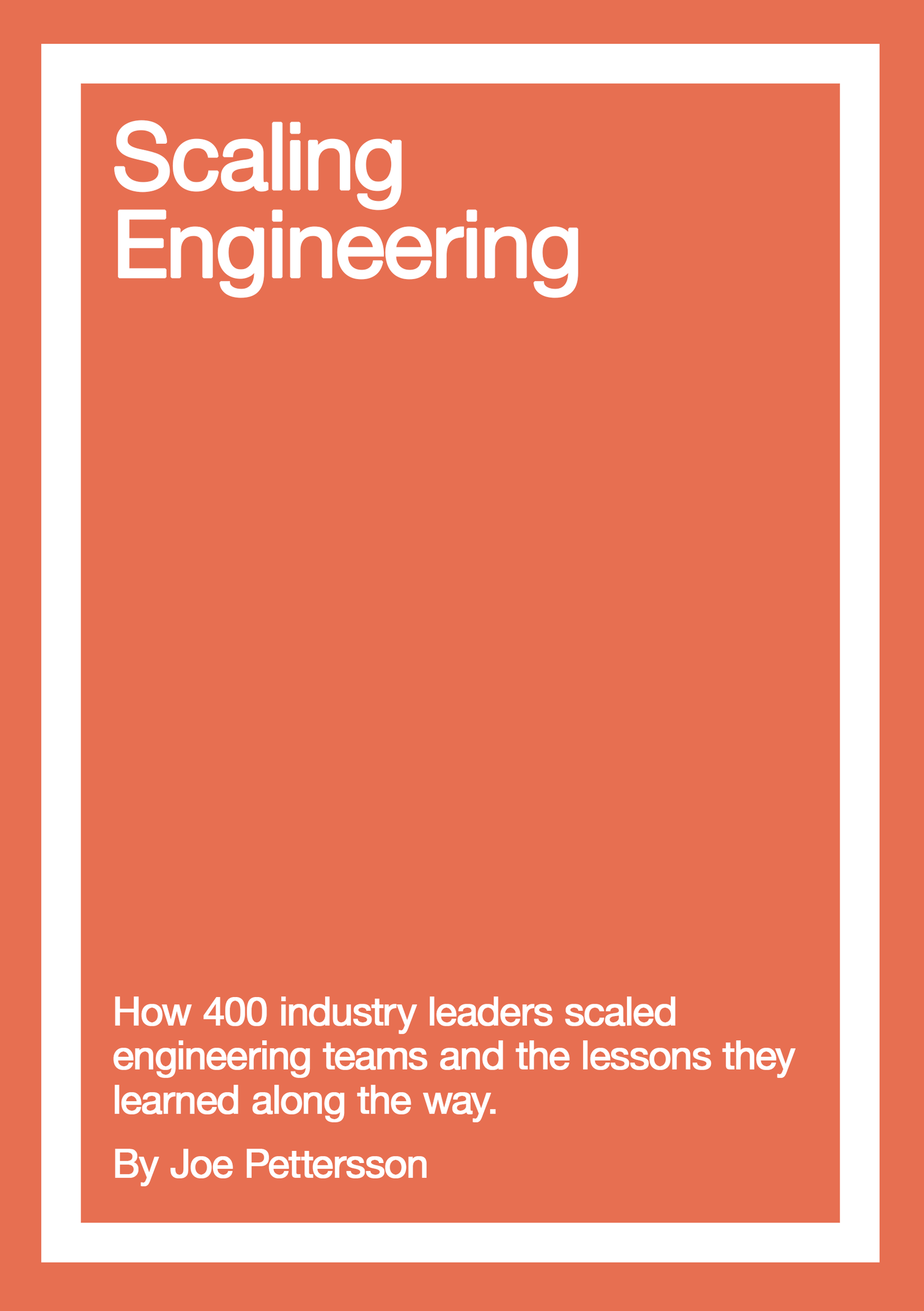 Scaling Engineering Cover